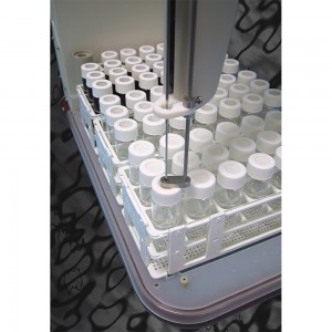 60 sample capacity autosampler, true walk-away operation, automated acidification, leak free sample cups